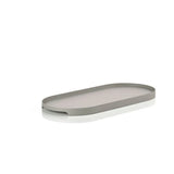Bandeja Singles Ovalada Gris 16 cm