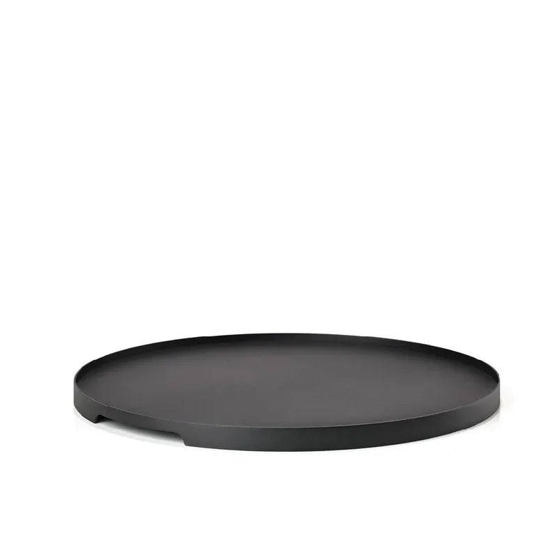 Bandeja Redonda Negra Singles 35 cm