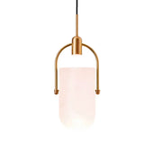 Lámpara Colgante de Aluminio y Vidrio Led Candle Light Blanca