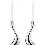 Set 2 Candelabros Medianos Cobra