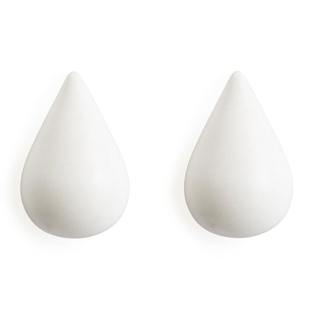 Pack 2 Ganchos Dropit Blancos
