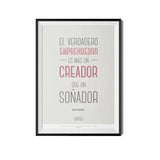 Lámina El Verdadero Emprendedor