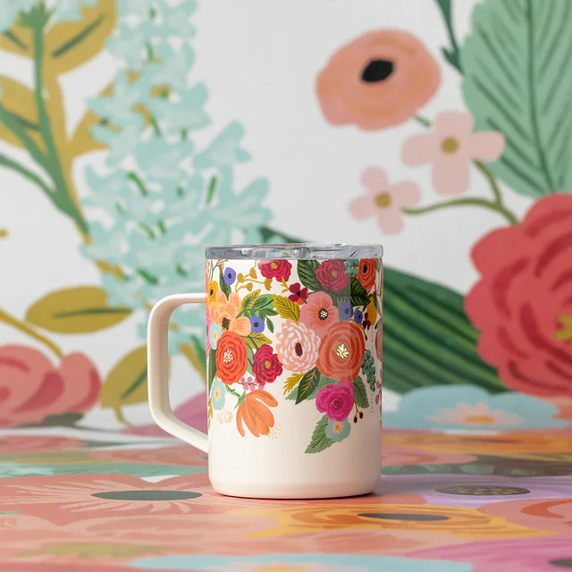 Tazón Térmico Mug 475 ml Rifle Paper Garden Party Cream