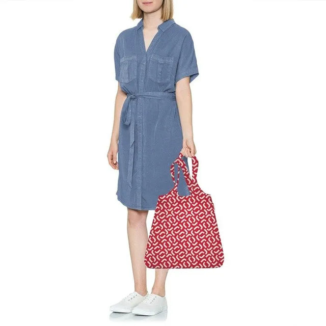 Bolsa de Compras Mini Maxi Shopper Signature Red