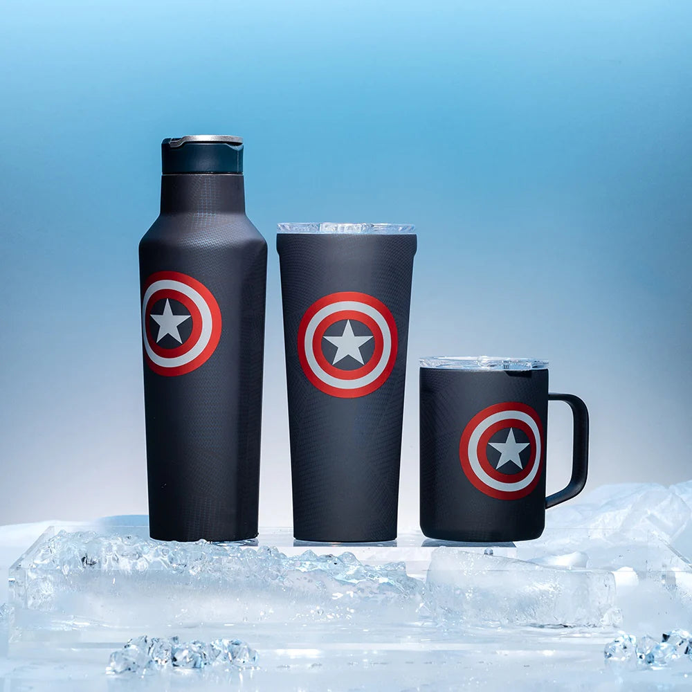 Botella de Agua Térmica Sport Marvel 600 ml Capitán América