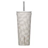 Vaso Térmico Cold Cup 700ml Wavy Checkerboard Neutrals