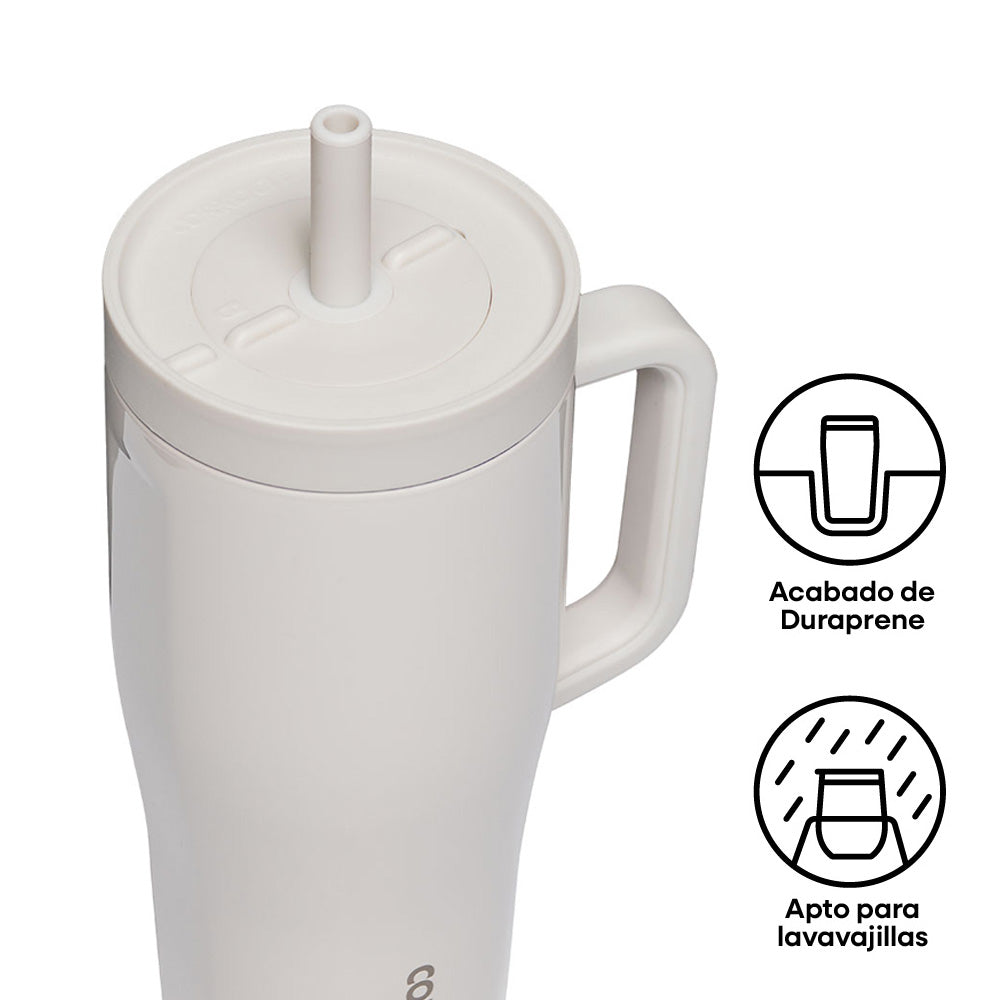 Vaso Térmico Cruiser  Hermético 650ml Gloss Oat Milk