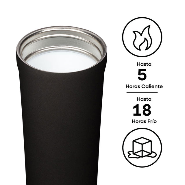 Vaso Térmico Hermético Commuter 500ml Matte Black