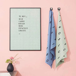 Paño de Cocina ABC Azul