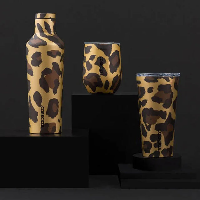 Copa Térmica Stemless 355 ml Luxe Leopard